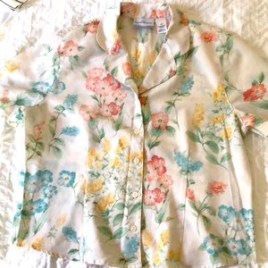 Vintage floral blouse